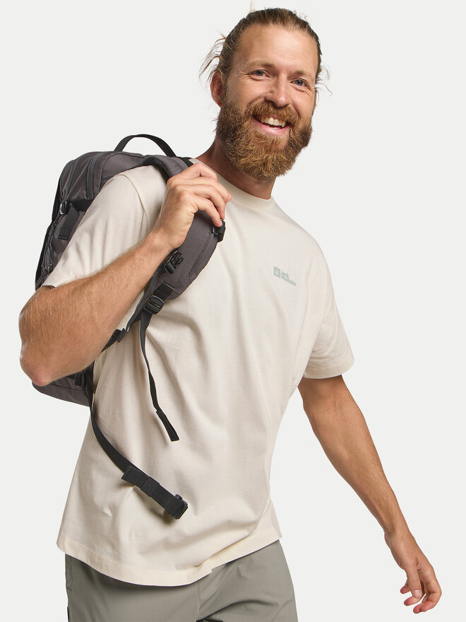 Jack Wolfskin Jack Wolfskin Футболка Essential 1808382 Écru Regular Fit