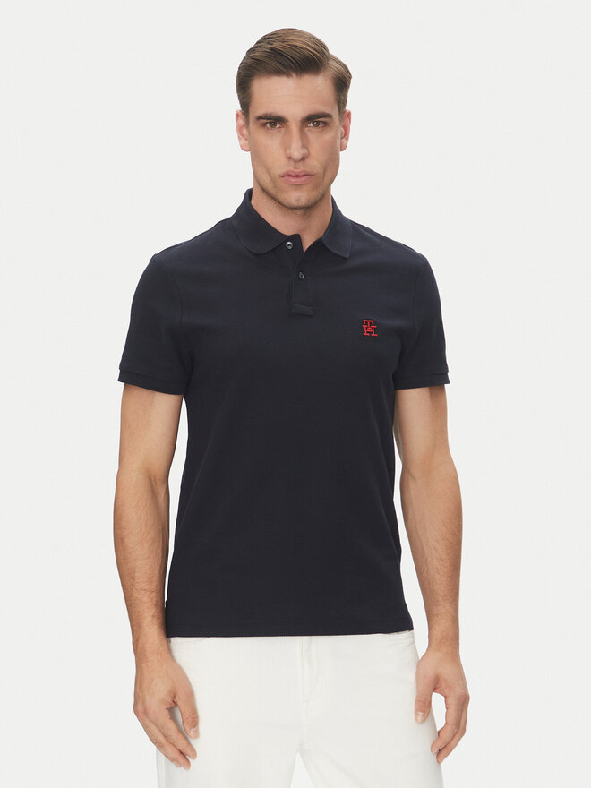 Tommy Hilfiger Tommy Hilfiger Polo majica MW0MW33167 Mornarsko modra Regular Fit