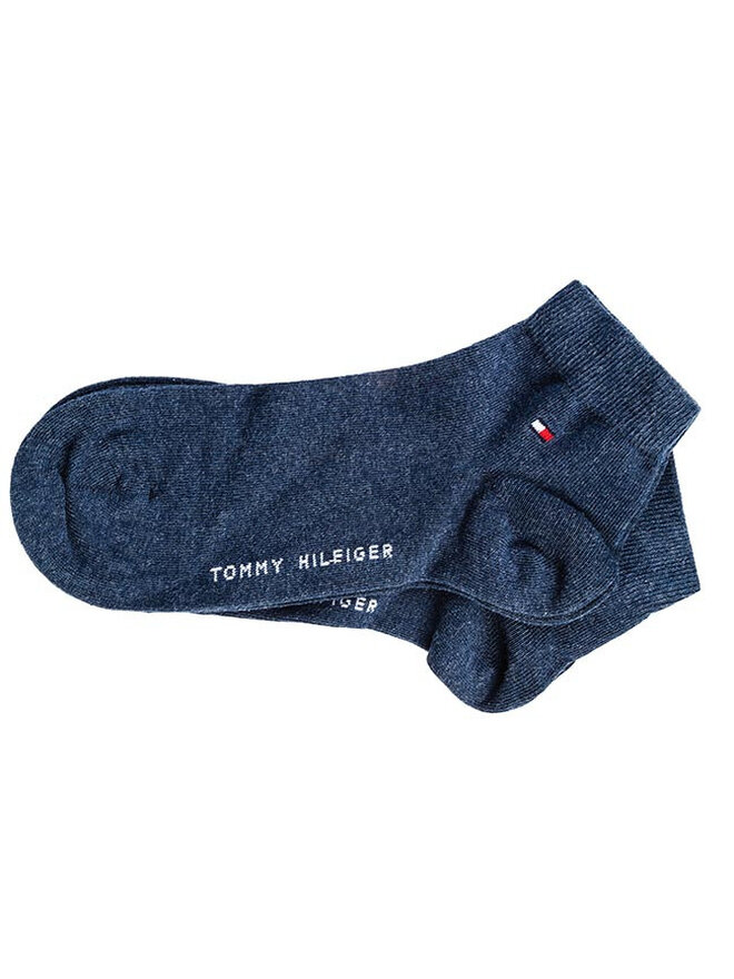 Tommy Hilfiger Комплект 2 чифта къси чорапи мъжки Tommy Hilfiger 342025001 r.39/42 Син