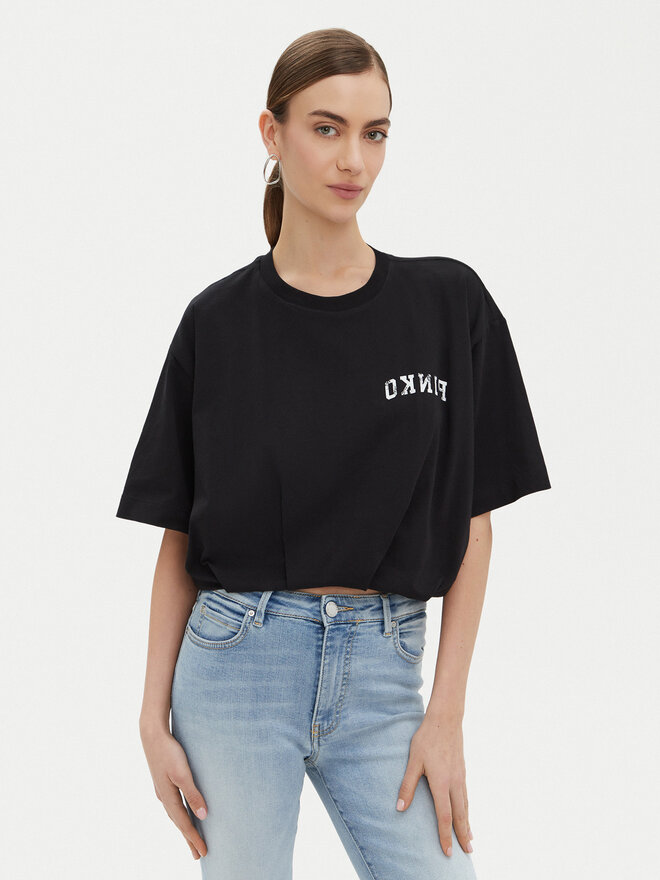 PINKO PINKO Camiseta Torrone 104257 Negro Regular Fit