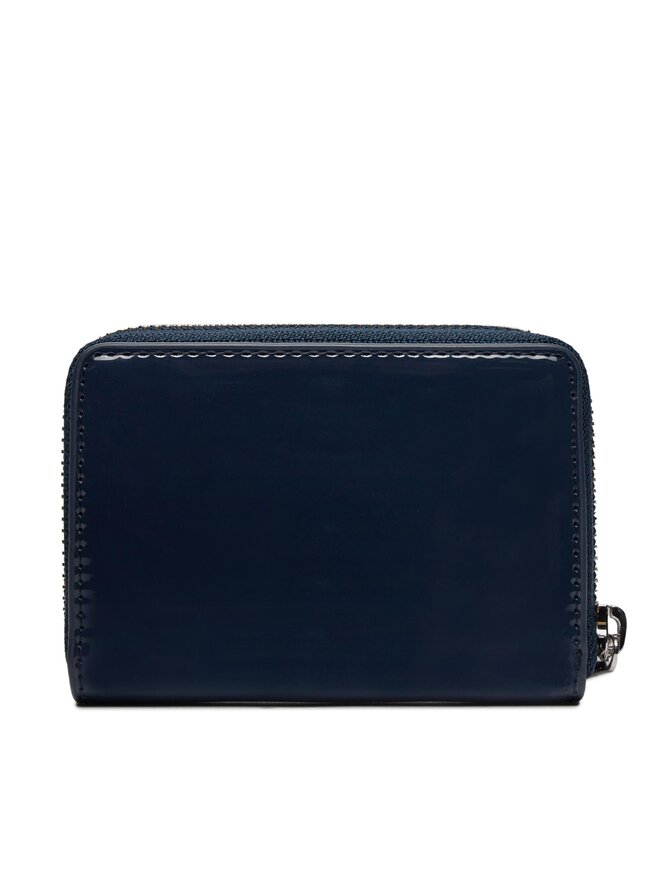 Tommy Jeans Kleine Damen Geldbörse Tommy Jeans Tjw Ess Must Small Za Patent AW0AW16142 Dunkelblau