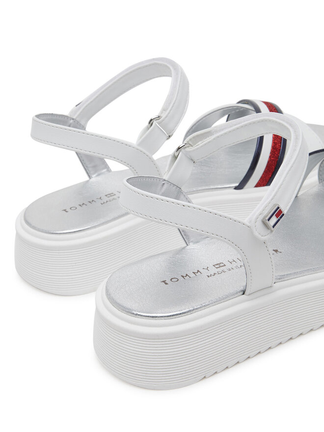 Tommy Hilfiger Sandale Tommy Hilfiger Sandal T4A2-33799-0273 S Alb
