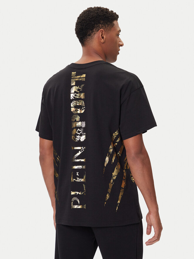 Plein Sport Plein Sport T-Shirt FAEC MTK8358 STE001N Schwarz Loose Fit