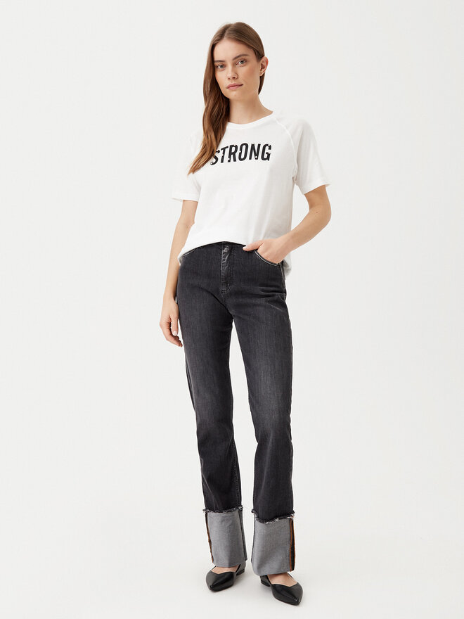 JDY JDY Футболка Nina 15342612 Білий Loose Fit