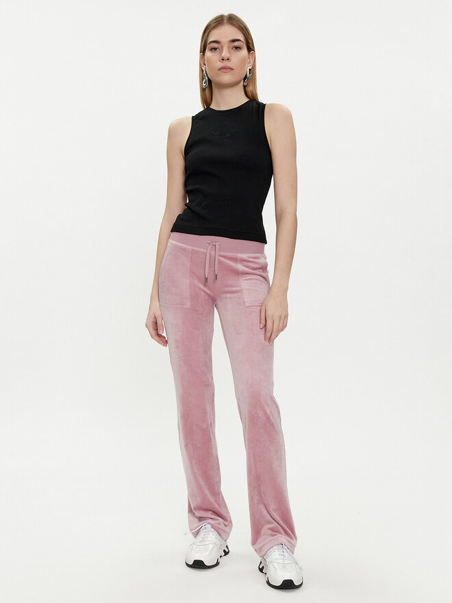 Juicy Couture Juicy Couture Top Beckham JCBLV223811 Schwarz Slim Fit