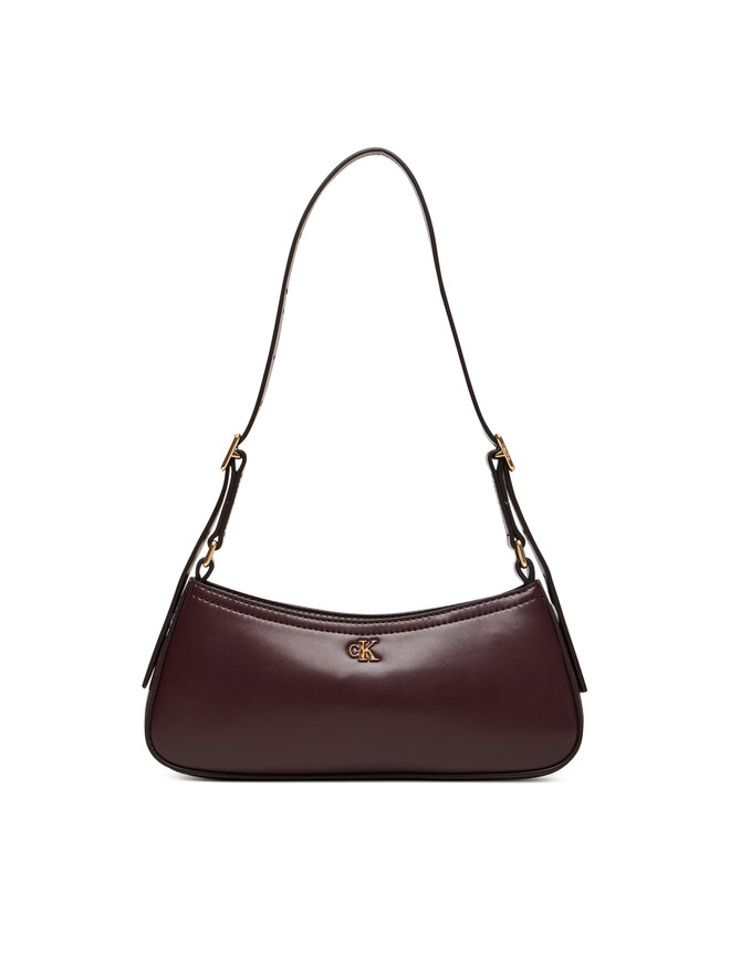 Calvin Klein Handtasche Calvin Klein Ck Small Shoulder Bag LV04F3170G Dunkelrot