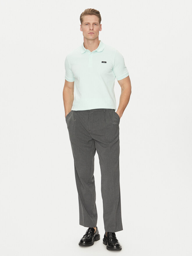 Calvin Klein Calvin Klein Polo marškinėliai K10K111196 Žalia Slim Fit