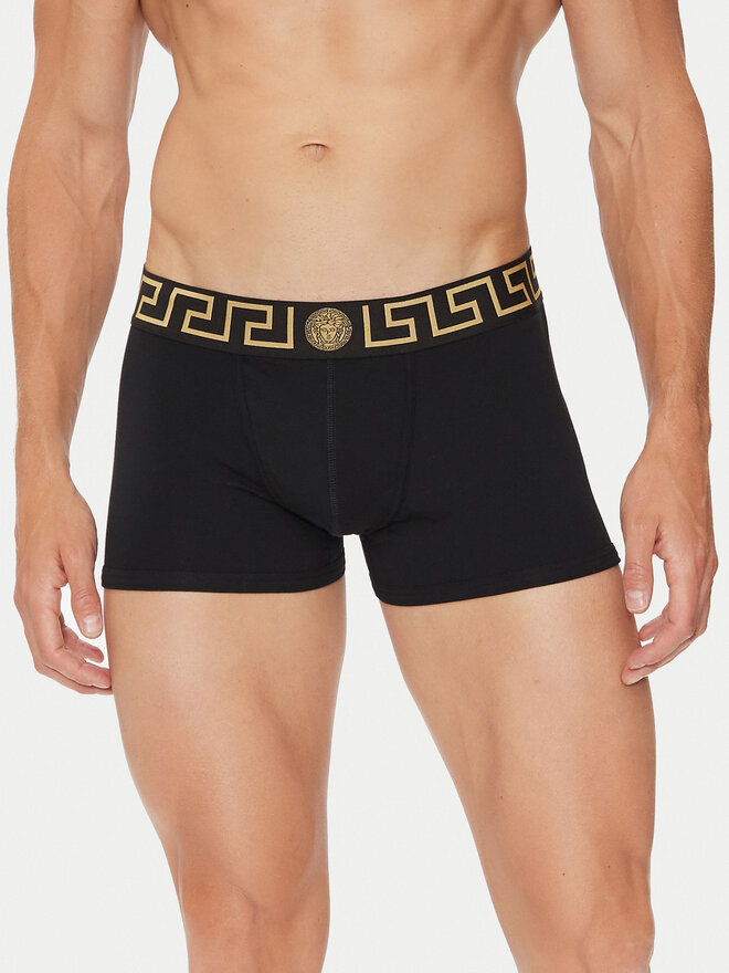 Versace Versace Σετ μποξεράκια 2 τμχ. AU10181 1A10011 Μαύρο
