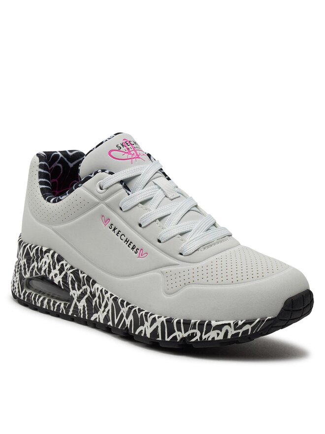 Skechers Sneakersy Skechers Loving Love 155506/WBK Biały