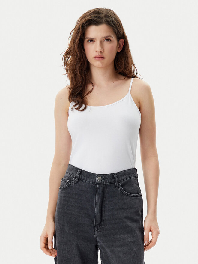 Gap Gap Felső 701570-01 Fehér Slim Fit