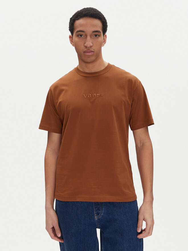 Vans Vans Majica Essential VN000HPZ Rjava Loose Fit