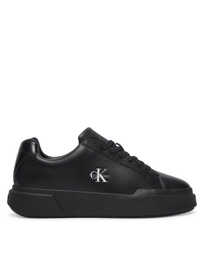 Calvin Klein Sneakers Calvin Klein Chunky Cups Laceup Lth Bt Croc HW0HW03223 Schwarz