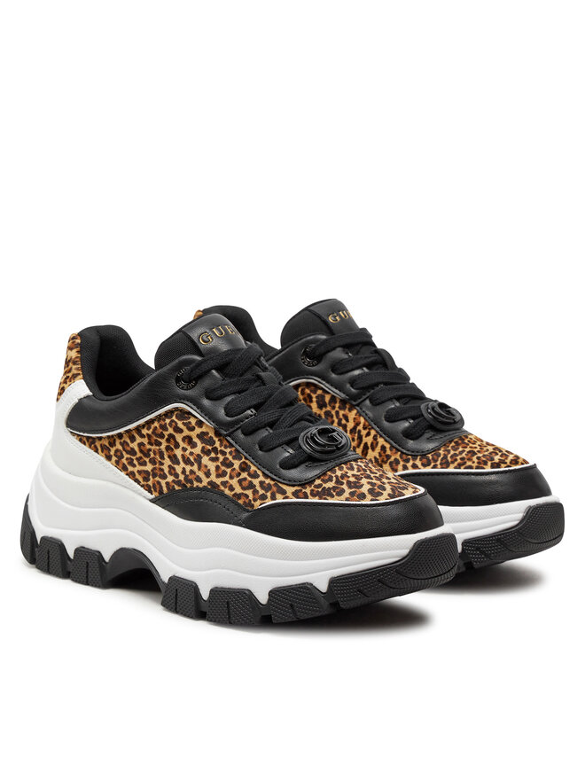 Guess Sneakers Guess Berrett FLTBER PEL12 Schwarz