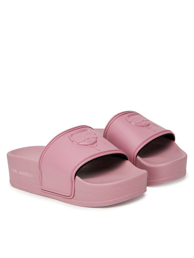 KARL LAGERFELD Şlapi KARL LAGERFELD Kondo Maxi KL80819M Roz