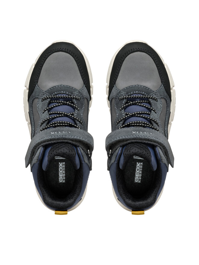 Geox Schnürschuhe Geox J Flexyper Boy B Abx J269XA 0ME22 C0739 M Grau