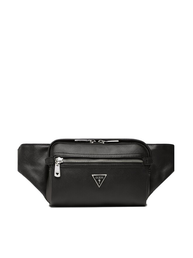 Guess Τσαντάκι μέσης Guess Squared Bumbag HMECSA P3194 Μαύρο