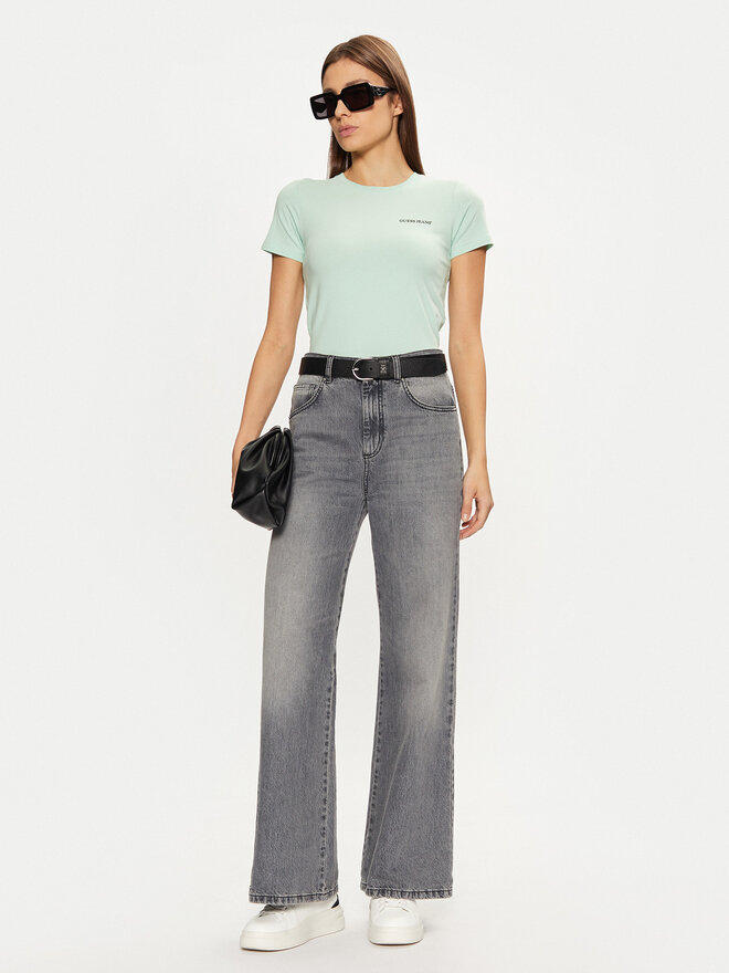 Guess Jeans Guess Jeans Camiseta W4YI02 J1314 Verde Regular Fit