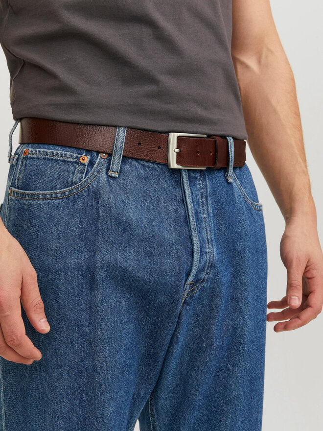 Jack&Jones Cintura da uomo Jack&Jones Stockholm 12242690 Marrone