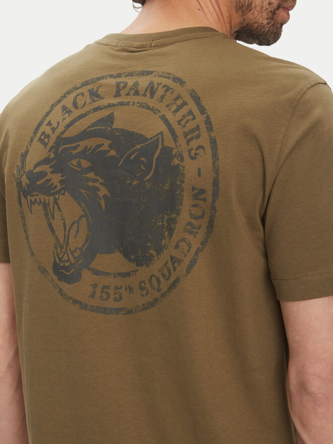 Aeronautica Militare Aeronautica Militare T-Shirt 251TS2424J641 Khakifarben Regular Fit