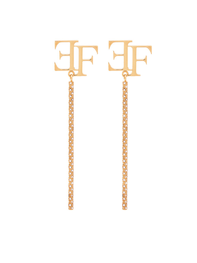 Elisabetta Franchi Ohrringe Elisabetta Franchi OR-49A-66E2-V270 Goldfarben