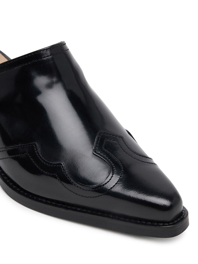 Tommy Hilfiger Pantoletten Tommy Hilfiger Western Abrasivato FW0FW08887 Schwarz