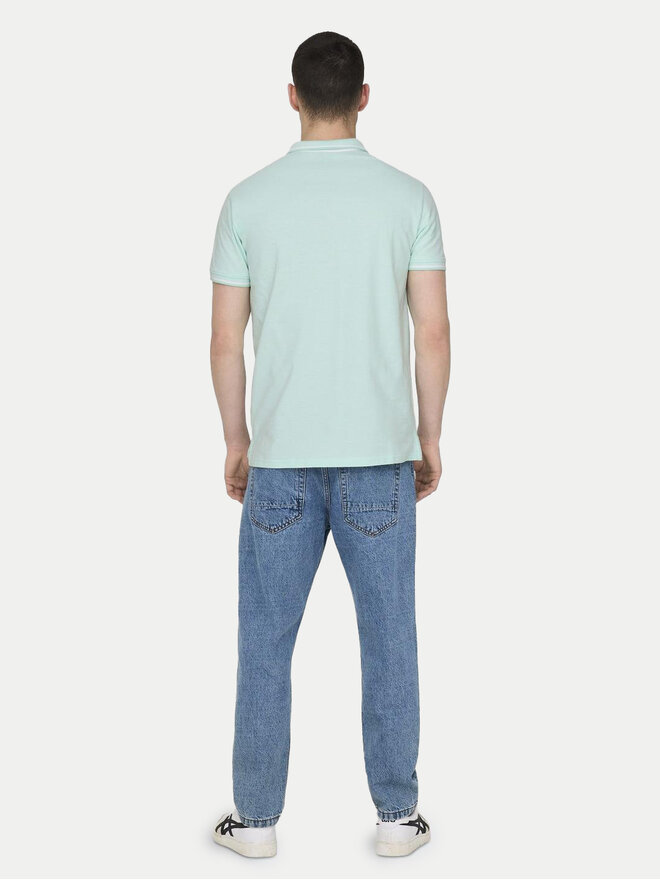 Only & Sons Only & Sons Pólóing Fletcher 22024827 Zöld Regular Fit
