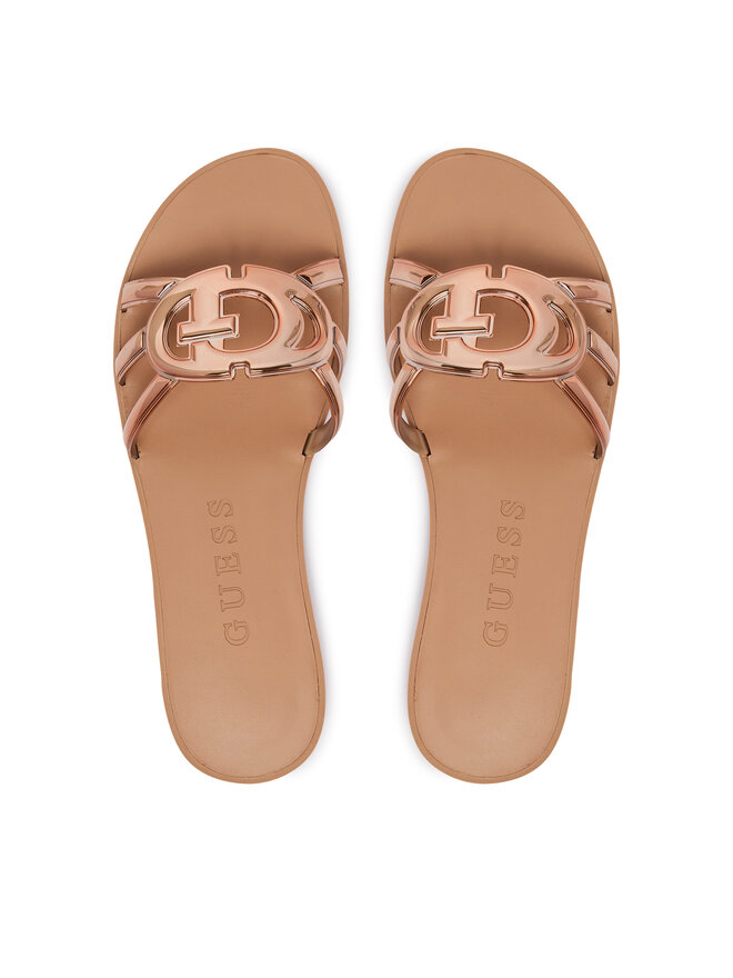 Guess Шльопанці Guess FLJHO2 ELE03 Мідний