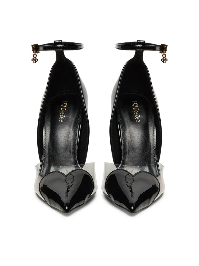 DeeZee Pantofi cu toc subțire DeeZee PX096 02 Negru
