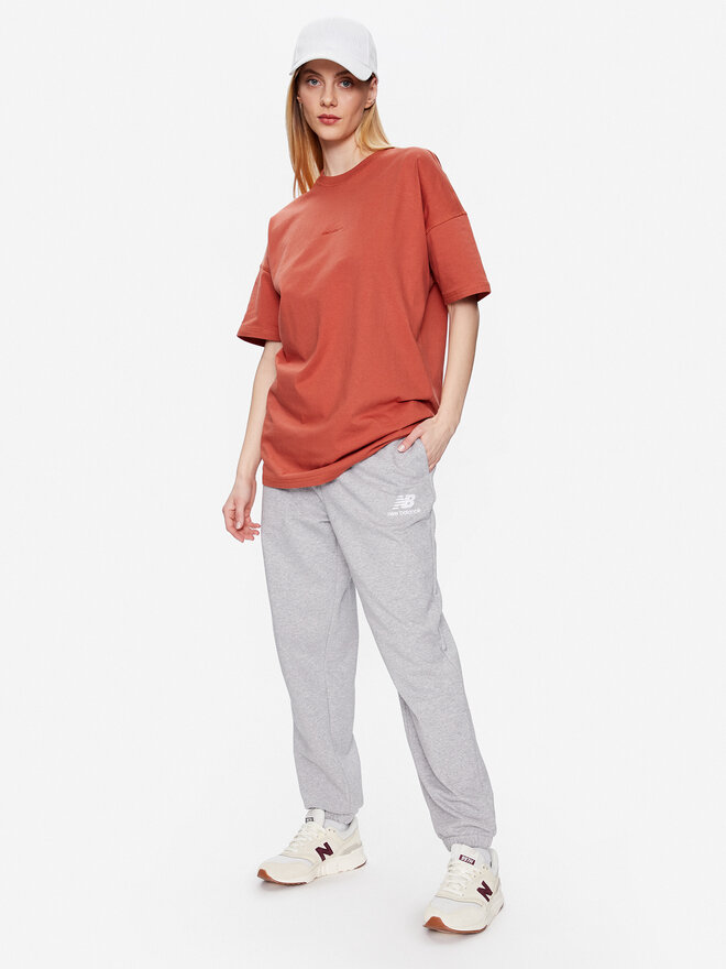 New Balance New Balance Majica Athletics Nature WT23556 Rjava Relaxed Fit