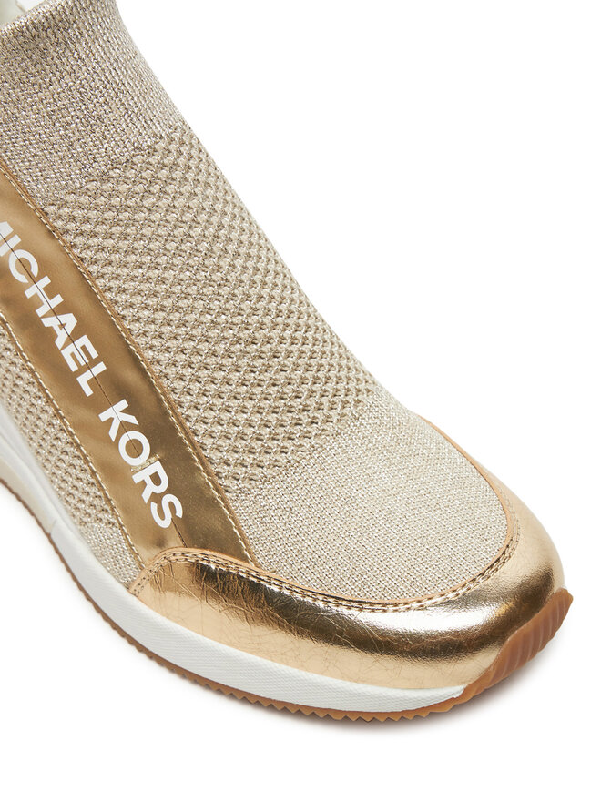 MICHAEL Michael Kors Sneakersy MICHAEL Michael Kors Willis Wedge Trainer 43R5WIFS3D Złoty