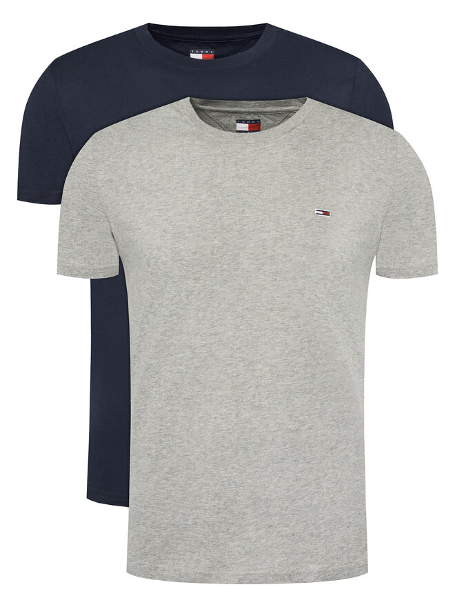 Tommy Jeans Tommy Jeans Set 2 majice DM0DM20687 Šarena Slim Fit