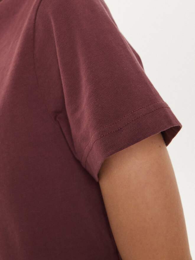 Wrangler Wrangler Póló Graphic 112356427 Bordó Regular Fit