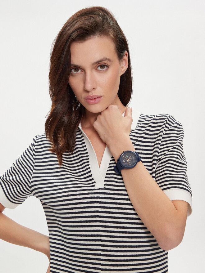 Lacoste Zegarek Lacoste 2011248 Granatowy