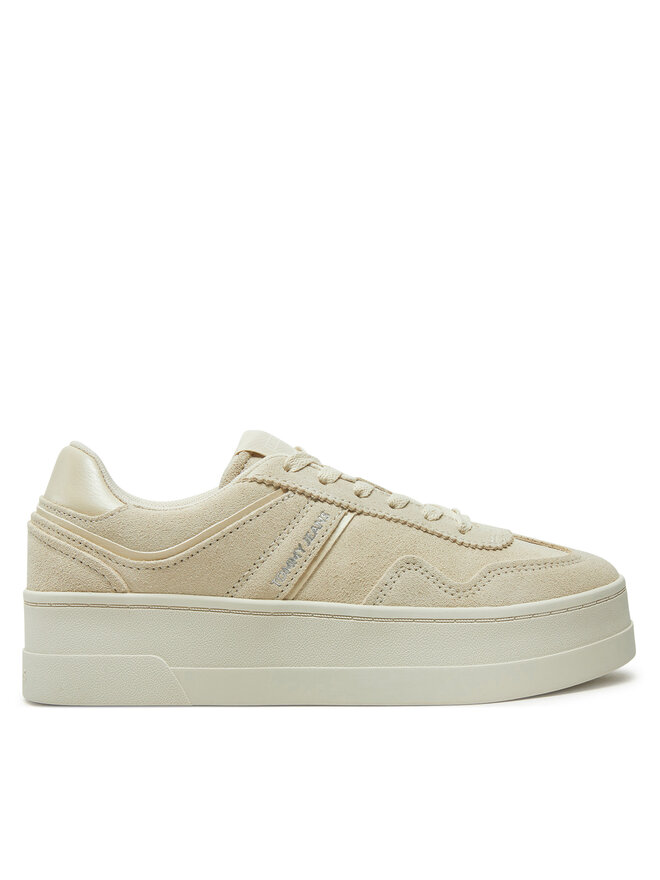 Tommy Jeans Sneakersy Tommy Jeans The Greenwich Flatform Elevated EN0EN02676 Beżowy