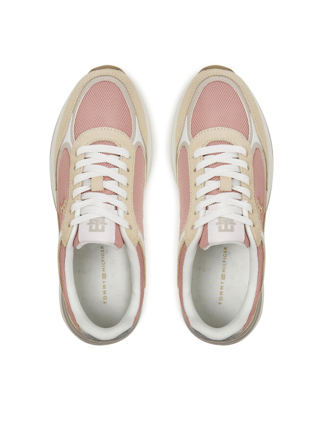 Tommy Hilfiger Sneakersy Tommy Hilfiger Casual Fashion Runner Mix FW0FW08324 Kolorowy