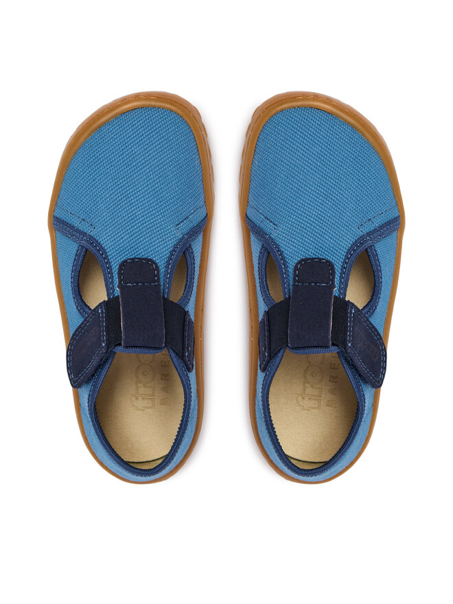 Froddo Тапочки Froddo Barefoot Canvas T-Bar G1700439-1 S Голубий