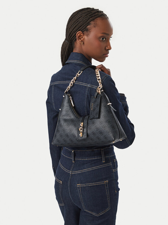 Guess Handtasche Guess Yvonne HWSG23 78010 Schwarz