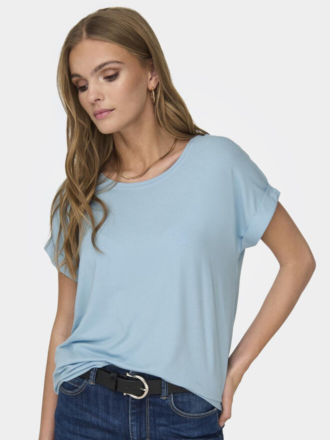 ONLY ONLY Футболка Moster 15106662 Блакитний Regular Fit
