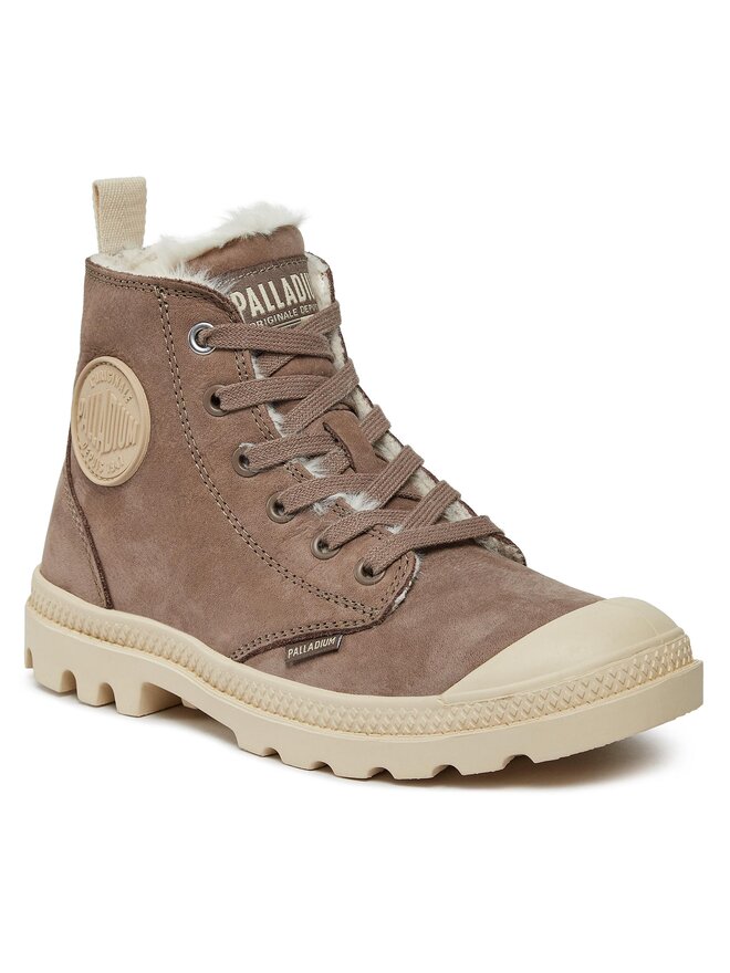 Palladium Schnürstiefeletten Palladium Pampa Hi Zip Wl 95982-212-M Braun