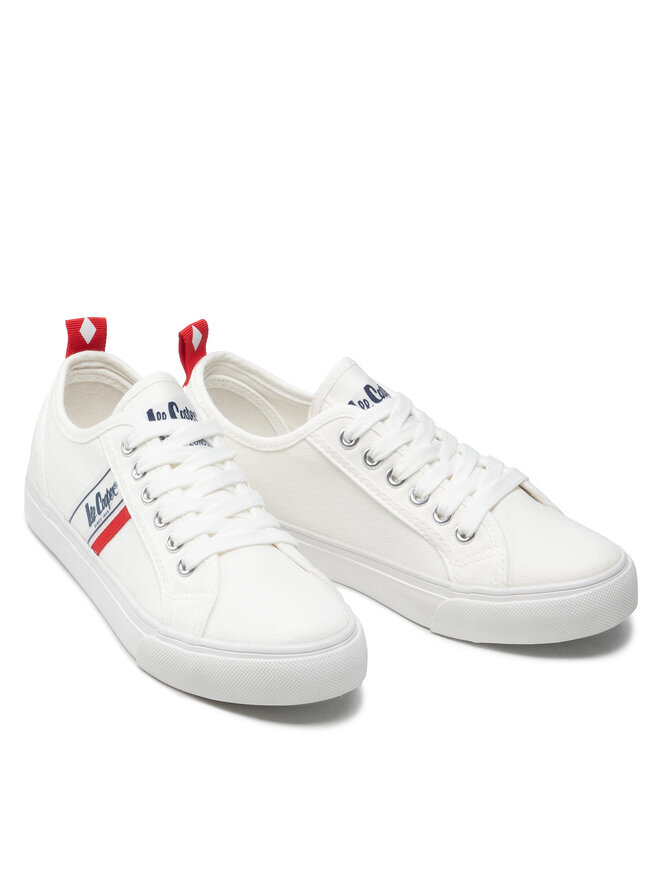 Lee Cooper Sneakers aus Stoff Lee Cooper LCW-22-31-0830LA Weiß
