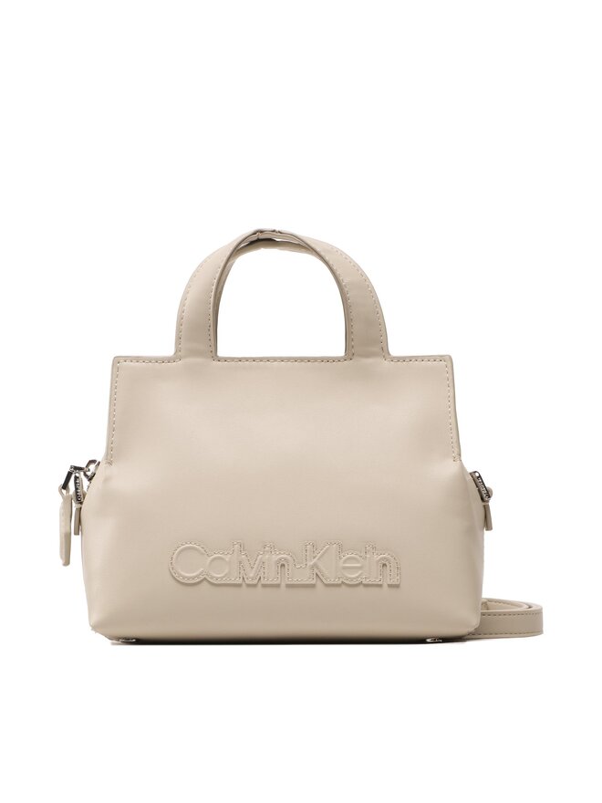 Calvin Klein Táska Calvin Klein Ck Neat Tote Sm K60K610443 Bézs