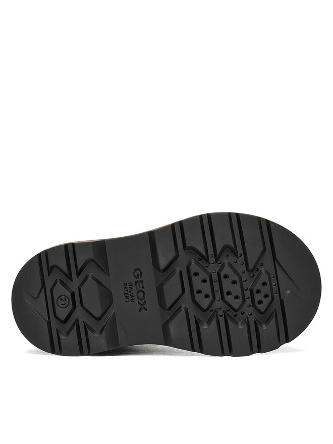 Geox Schnürschuhe Geox B Kiddartah Girl B665YA 08502 C9999 M Schwarz