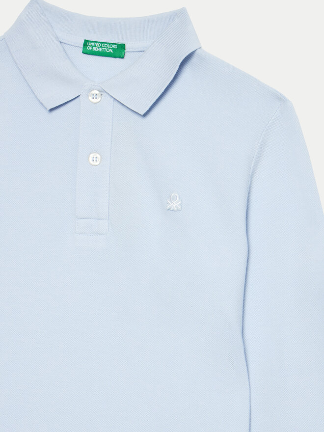 United Colors Of Benetton United Colors Of Benetton Polo 3089C300Z Svijetloplava Regular Fit