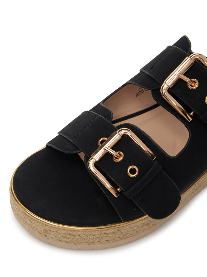 JENNY Espadrilles JENNY LB-P1434-YLD Fekete