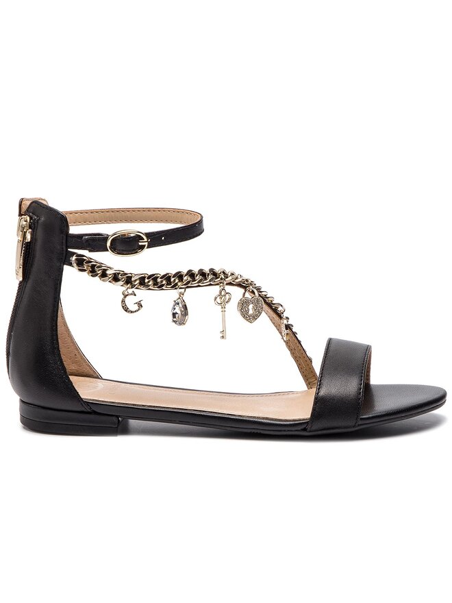 Guess Босоніжки Guess Radhika FL6RAD LEA03 Чорний