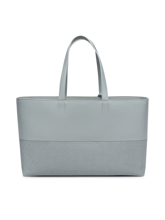 Calvin Klein Handtasche Calvin Klein Ck Mixmedia Shopper_Mono K60K613166 Grau