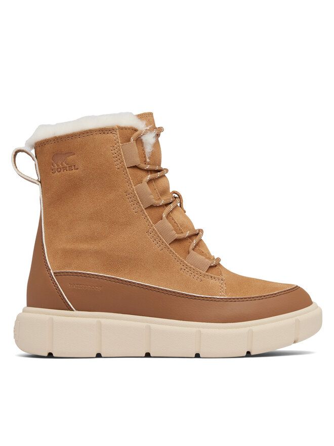 Sorel Škornji za sneg Sorel Youth Explorer III Lace Wp 2088511253 Rjava