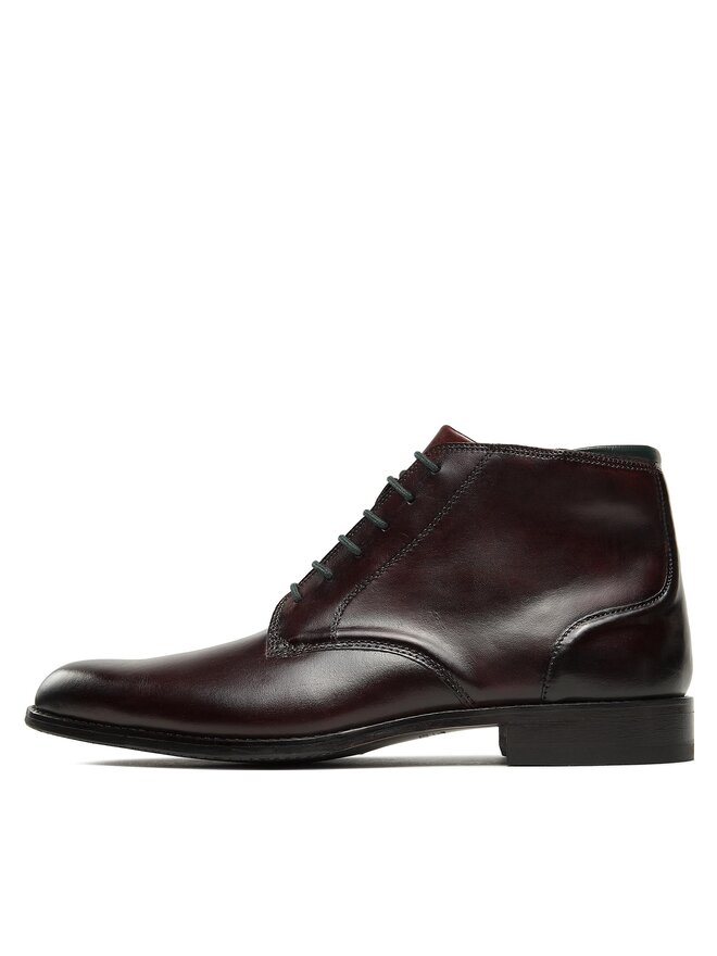 Clarks Schnürschuhe Clarks Craftarlo Hi 261734597 Dunkelrot