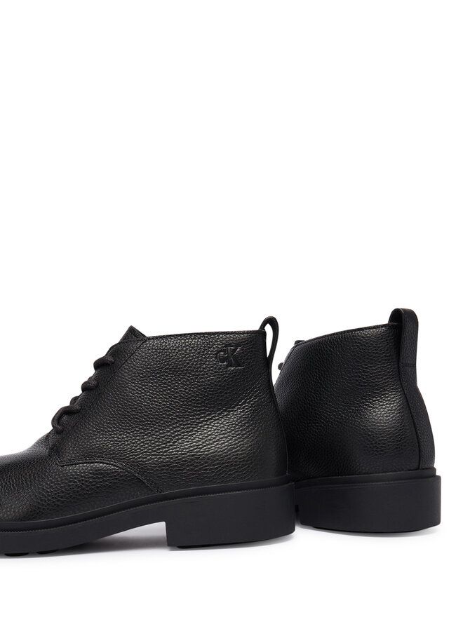 Calvin Klein Stiefeletten Calvin Klein Dress Lug Desert Boot Lth YM0YM01427 Schwarz