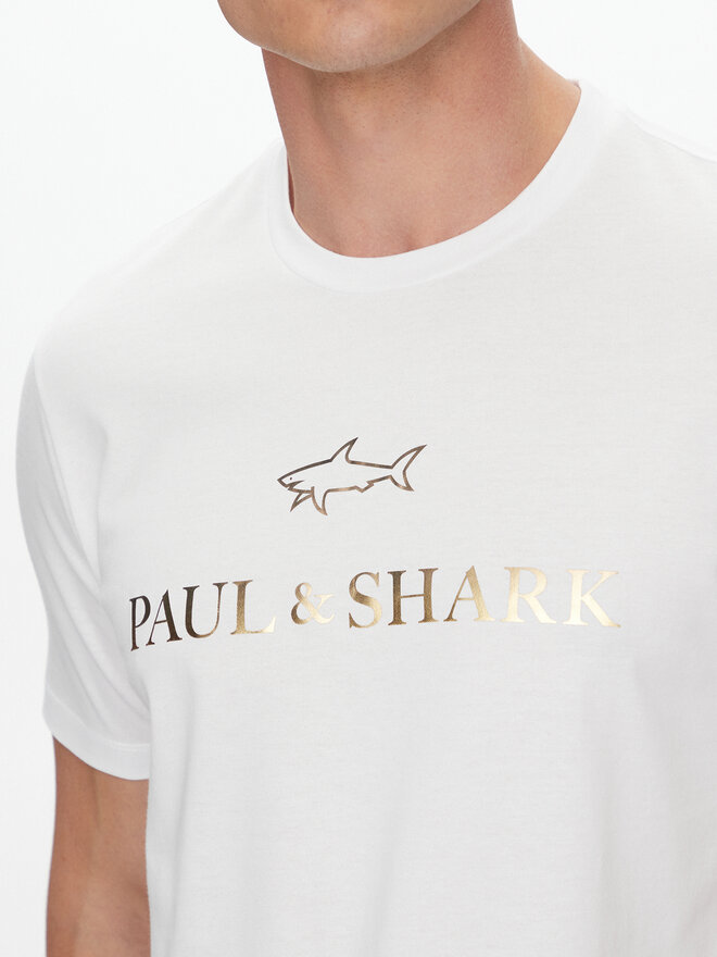 Paul&Shark Paul&Shark Camiseta C0P1239 Blanco Regular Fit